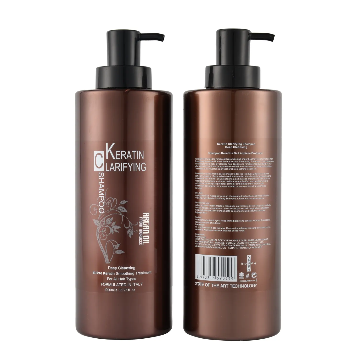 Частная этикетка бинго кератин Осветляющий шампунь для волос используется для кератиновой гладкой обработки