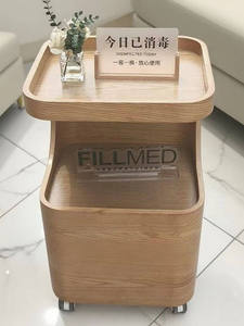 Chariot de rangement moderne en plastique pour salon de beauté, chariot utilitaire mobile à 4 roues pour salon de <span class=keywords><strong>coiffure</strong></span> - Product Image 4