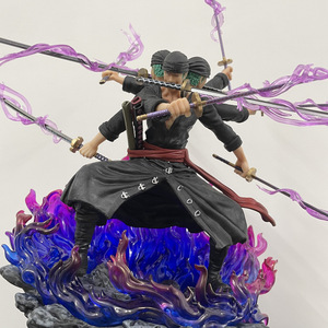 Modèles PVC Anime XinS Version <span class=keywords><strong>One</strong></span> Pieces <span class=keywords><strong>Wano</strong></span> Asura VS Kaido Roronoa Zoro <span class=keywords><strong>Figurine</strong></span> 23x21.5x29CM Boîte Couleur - Product Image 2