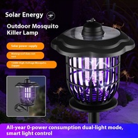 Lampe solaire de jardin 3-en-1 avec détecteur de mouvement, options de montage mural ou sur poteau, LED haute luminosité pour la décoration de chemins et de paysages