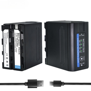 NP-F980D 10000mAh Type-C Li-ion <b>Battery</b> for OEM/ODM <b>Camera</b> FCC/CE Certified Wholesale Bulk High Capacity 3.8V-7.4V Stock - Product Image 1