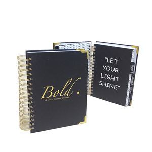 <span class=keywords><strong>Libro</strong></span> di allenamento in PP con copertina filettata da donna A5 con stampa personalizzata per tenere traccia delle dimensioni di perdita di peso <span class=keywords><strong>dei</strong></span> pasti A5 - Product Image 5