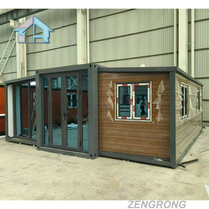 Casa Modulare Portatile di Lusso Americana con 2 Camere da Letto, Container Espandibile 20FT con Pannelli Sandwich in Acciaio a Montaggio Rapido - Product Image 1