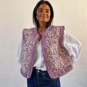 <span class=keywords><strong>Veste</strong></span> en dentelle Vêtements pour filles <span class=keywords><strong>Gilet</strong></span> décontracté pour femmes <span class=keywords><strong>Gilet</strong></span> en coton imprimé pour femmes <span class=keywords><strong>Veste</strong></span> mignonne et confortable pour filles - Product Image 2