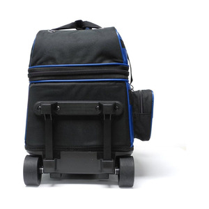 Fashionable 2-Ball Bowling Bag with Wheels Double Roller <b>Trolley</b> with Compartments for Equipment Shoes - Product Image 4