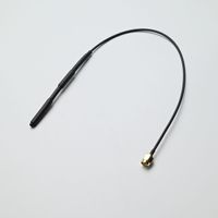 Antenne WiFi Pigtail OEM d'usine 2,4 GHz 5,8 GHz 3 dBi 150 mm Longueur personnalisée Connecteur -40~85 ° Module de routeur sans fil C
