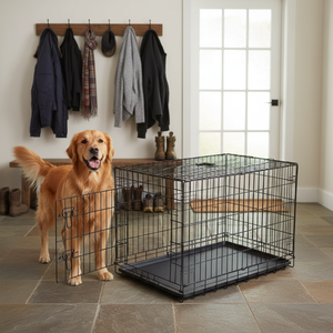 Sıcak Satış 24'' 30'' 36'' 42'' 48'' 54'' Metal Tel Köpek Kafesi Büyük Köpek Kulübesi Dış Mekan ve İç Mekan Kullanımı Evcil Hayvan Köpek Kafesi - Product Image 1