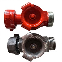 Vanne à bouchon mâle-femelle 2"x1" Fig1502 15000 PSI forgée à faible couple pour forage pétrolier