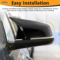 Cubiertas Extensibles para Retrovisores Laterales Victor de ABS para las Series 1, 2, 3, 4 y X1 F20 F33, Nuevas con Tres Opciones de Acabado