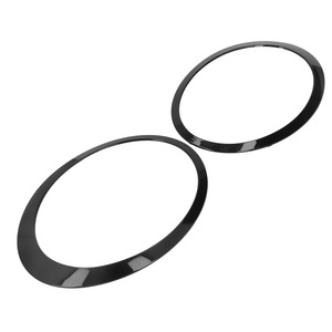 Mini F55 F57 Headlight Trim Rings 7149905 7149906 Black <b>ABS</b> Cover For Car Lighting Decoration - Product Image 2
