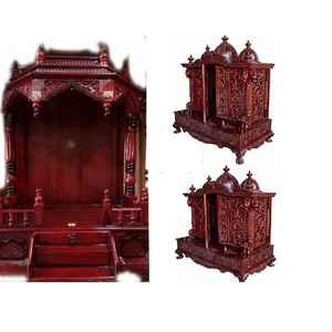 Mandir/Puja Ghar de Madera de Teca, Artesanía, Decoración para el Hogar, Moderno, Tamaño Personalizado, Color Personalizado, Marca DSTEXPORTS, Punjab - Product Image 1