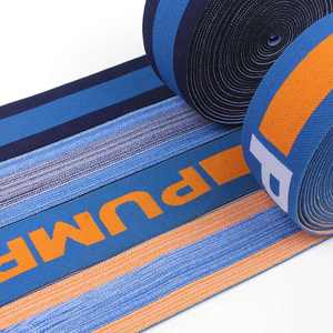 Correas De Banda Elastica De Jacquard Con Letras En Relieve ,patron De Material De Color De Logotipo Personalizado Con Logotipo - Product Image 1