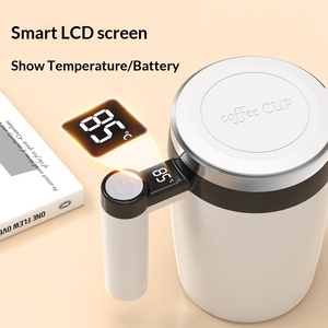 Garrafa Térmica para Café, Recargable, con Agitación Magnética Eléctrica, Portátil, para Uso Doméstico, Aislamiento Térmico de 12-24 <span class=keywords><strong>Horas</strong></span>, Moderna - Product Image 4