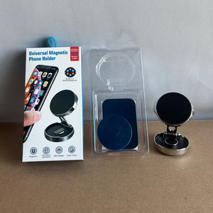 Supporto Magnetico Pieghevole per Telefono Auto, Rotazione Multi-angolo Regolabile, Montaggio Universale su Bocchetta dell'Aria, Accessorio <span class=keywords><strong>Smart</strong></span> per la Casa - Product Image 1