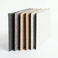 Panneau sandwich en métal avec granulats de pierre, moderne, écologique, imperméable, à faible consommation d'énergie, pour revêtement mural extérieur de bâtiment vert à faible teneur en carbone