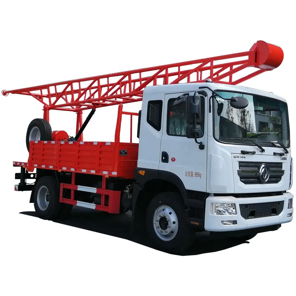 4x2 Dongfeng 200 m drill rig truck with Cummins 230hp diesel engine