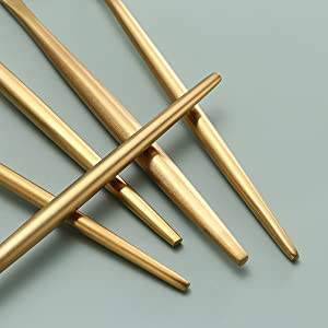 Nordic Commercial Stainless Steel Knife Spoon Fork 4Pcs Portuguese Flatware <strong>Gold</strong> Silverware Set Polished Golden <strong>Cutlery</strong> Set