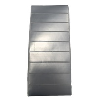 Rouleau recyclable 4x6 imprimante d'étiquettes thermiques directes papier de transfert argent étiquette thermique d'expédition en aluminium