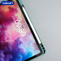 Étui pour tablette VAWI P006 en acrylique transparent, design à huit plis, pour tablette de 7/8/9,7/11/12,9 pouces, pour Samsung, pour iPad