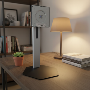 Ruiguan <strong>New</strong> Design Low Price Black 27" Screen <strong>ABS</strong>+Metal <strong>Sheet</strong> Height Adjustable Monitor Arm 90 Degree Tilt Angle Computer Vesa - Product Image 3