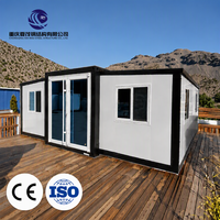 Maison conteneur extensible entièrement meublée prête à l'emploi, maison modulaire préfabriquée en acier avec cuisine et salle de bain - Alibabaonlineshopping
