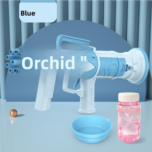 Trẻ em 'hoàn toàn tự động điện ánh sáng Súng Bong Bóng đồ chơi ngoài trời mùa hè vui vẻ cho thị trường ban đêm lô-nhựa gấu bong bóng máy - Product Image 4