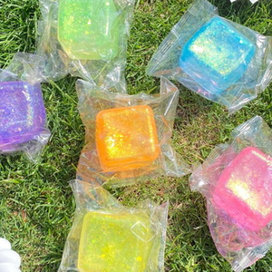 Tpr Chất Liệu Dễ Thương Trẻ Em Món Quà Vui Vẻ Ướt Mềm Bóp Đồ Chơi <span class=keywords><strong>Fidget</strong></span> Đồ Chơi Bột Vàng Maltose <span class=keywords><strong>Cube</strong></span> - Product Image 3