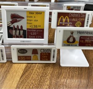 Nueva Llegada, Pantalla de Tinta Electrónica de 4.2 Pulgadas con NFC, Wifi, Inalámbrica, Etiqueta de Precio Digital de Fábrica, Etiqueta Electrónica para Estantes ESL - Product Image 1