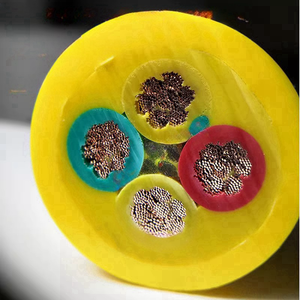 سعر الجملة جودة عالية 3 Core 3 * + 1 *-سلك مزدوج PVC معزول كابل النحاس أسلاك الفولاذ الاستخدام الصناعي - Product Image 3