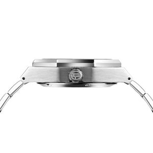 シルバーメカニカル自動腕時計3D中空メンズ腕時計発光時計Montre Homme - Product Image 4