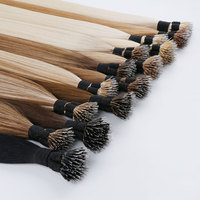 Nano anneaux d'extensions de cheveux vierges indiens à cuticule alignée double tirage OEM Delux