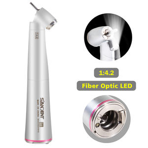 <span class=keywords><strong>Dental</strong></span> 1:4.2 45 ° Aumento de fibra óptica LED Contraángulo Pieza de mano de agua interna 4 Spray Fit Motor eléctrico de 2 ° SANDENT - Product Image 2
