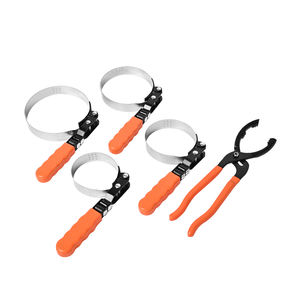 Jeu universel de 5 clés à filtre pivotantes pour voiture Outil de filtre à huile pour voiture Outils de réparation de voiture en acier inoxydable - Product Image 3