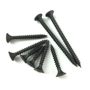 थोक मूल्य 3.5 एक्स 50 मिमी धातु स्व-टैपिंग ड्राईवॉल स्क्रू के लिए ब्लैक बगल हेड ड्राईवॉल स्क्रू - Product Image 1