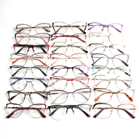Monturas de Gafas Surtidas a Precio Económico, Armazón Metálico para Lentes Ópticos, Gafas de Diseñador en Stock para Tienda