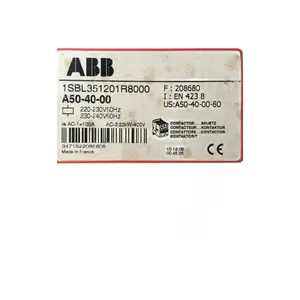 ABB A50-40-00 220V kontaktör için 1 adet yeni ücretsiz kargo A50-40-00 220V