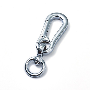 Exquisite Zinc Alloy Key Ring With <b>Spring</b> Mechanism <b>For</b> Car Keys And Gifts - Product Image 2