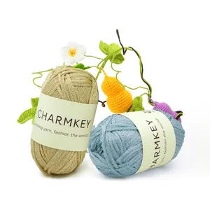 Charmkey high quality 100%Polyester Braided net yarn mesh fishnet yarn