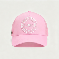 Gorra Trucker Personalizada con Efecto Desgastado, Malla Trasera Vintage, 100% Algodón, Gorra de Béisbol Snapback con Borde Deshilachado, Gorra Deportiva de 5 Paneles con Diseño de Hoja