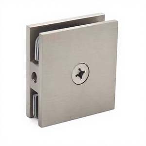 ISUREMARINE Pince <span class=keywords><strong>de</strong></span> fixation carrée en alliage <span class=keywords><strong>de</strong></span> zinc pour verre, <span class=keywords><strong>support</strong></span> <span class=keywords><strong>de</strong></span> verre réglable pour salles <span class=keywords><strong>de</strong></span> bain et douches - Product Image 6