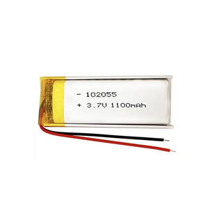 102055 литий-ионный Литий-полимерный аккумулятор <span class=keywords><strong>3</strong></span>,7 В 1100 мАч - Product Image 1