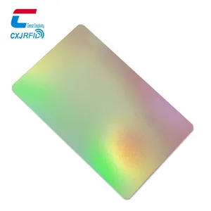 Tùy chỉnh laser ba chiều dập thẻ nhựa ntag 215 PVC NFC thẻ cho thành viên