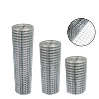 Grillage soudé galvanisé en rouleau, maille carrée de 1/2 pouce, idéal pour poulaillers, cages à lapins, clôtures agricoles, vente chaude, OEM
