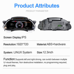 Tablero Digital OEM para <span class=keywords><strong>Audi</strong></span> A4 2009-2012, Panel de Instrumentos LCD para Automóvil, Velocímetro Digital, Carplay Linux - Product Image 5