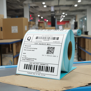 Tùy chỉnh nhà máy giá bán buôn in ấn nhãn dán 4 "x 6" tự dính Nhiệt vận chuyển nhãn mã vạch Sticker giấy - Product Image 5