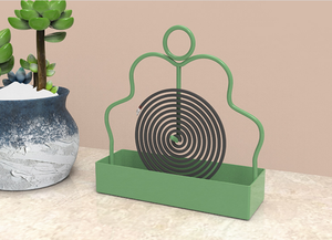 Nuovo Porta Spirali Antizanzare Grande in Ferro Battuto, Bruciatore di Incenso, Vassoio per Spirali Antizanzare, Vassoio per Bruciatore di Incenso - Product Image 6