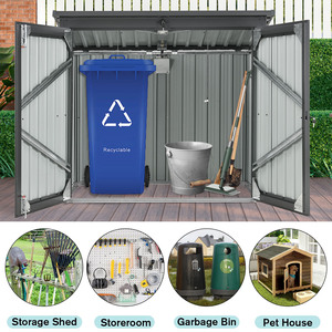 Kits de <span class=keywords><strong>hangar</strong></span> métallique à double pente, imperméables, écologiques, anti-rongeurs, faciles à assembler, taille personnalisée, pour rangement extérieur - Product Image 2