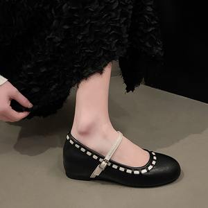 Zapatos Mary Jane para mujer, nuevo estilo, diseño de un solo botón, versátiles, aptos para todas las ocasiones, estilo ballet. - Product Image 3