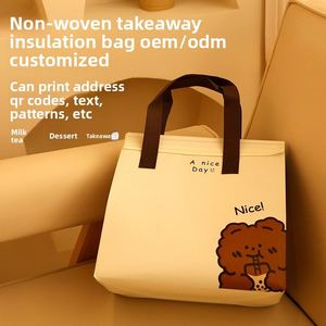 High Quality Aluminum Foil Insulated Takeaway Insulated Cooler Bag for Milk Tea Insulated Takeaway Bags - Product Image 3