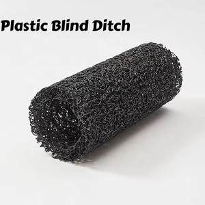 <span class=keywords><strong>Tuyau</strong></span> de <span class=keywords><strong>drainage</strong></span> d'eau de construction en PEHD vierge 3D, recouvert d'un tissu filtrant géotextile pour la conservation des sols - Product Image 3